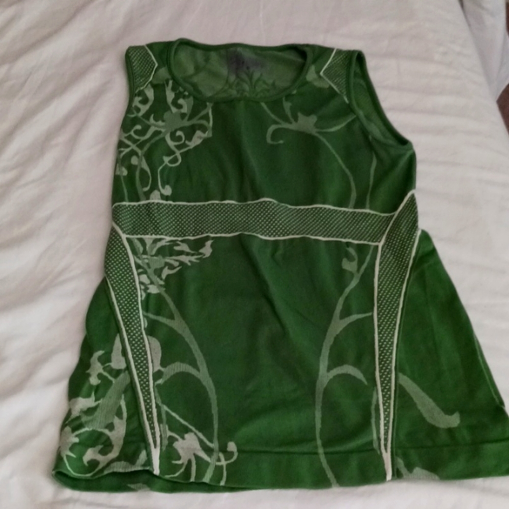 Athleta, stylish green tank. Final price.